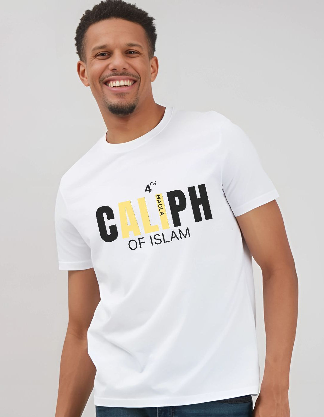 Maula Ali R.A. Islamic Tshirt for muslims| 100% cotton Premium Half-sleeved T-shirts For Men