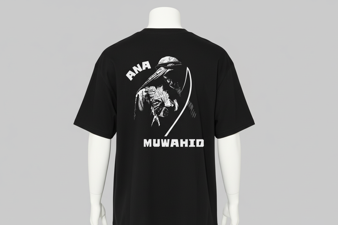 Ana Muwahid 240 gsm Premium Oversized Tshirt For Mens