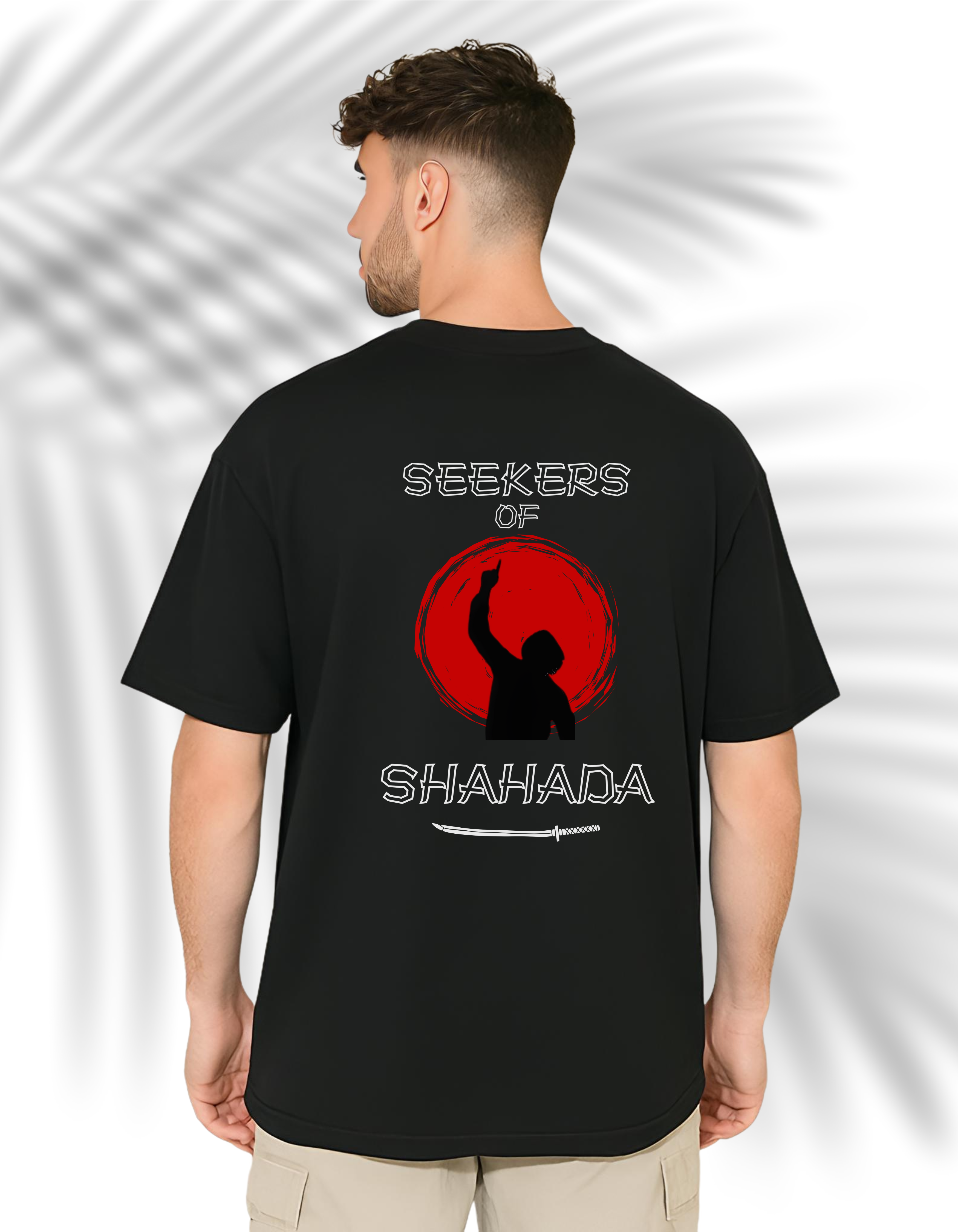 Seekers Of Shahada 240 gsm Premium Oversized Tshirt For Mens