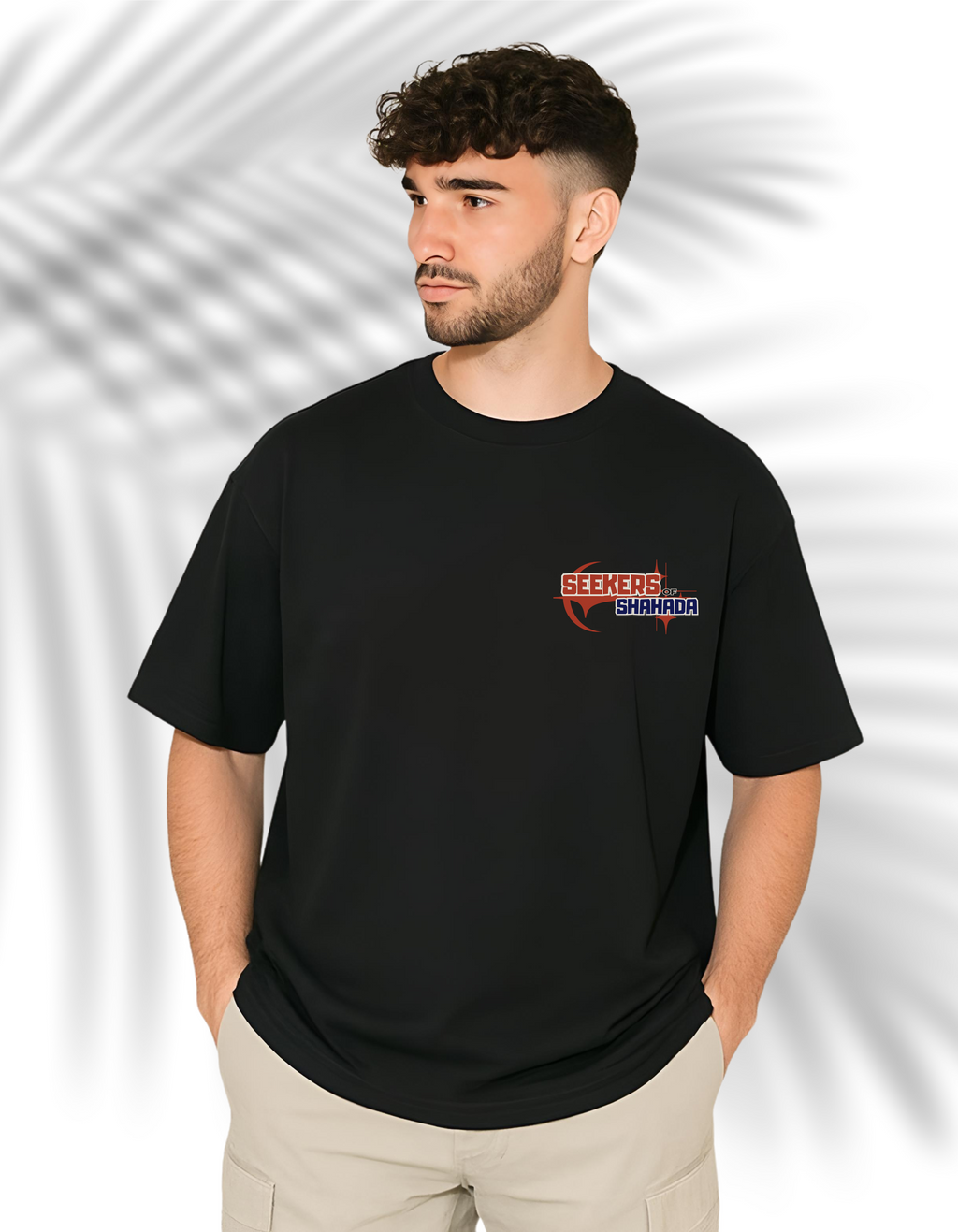 Seekers Of Shahada 240 gsm Premium Oversized Tshirt For Mens