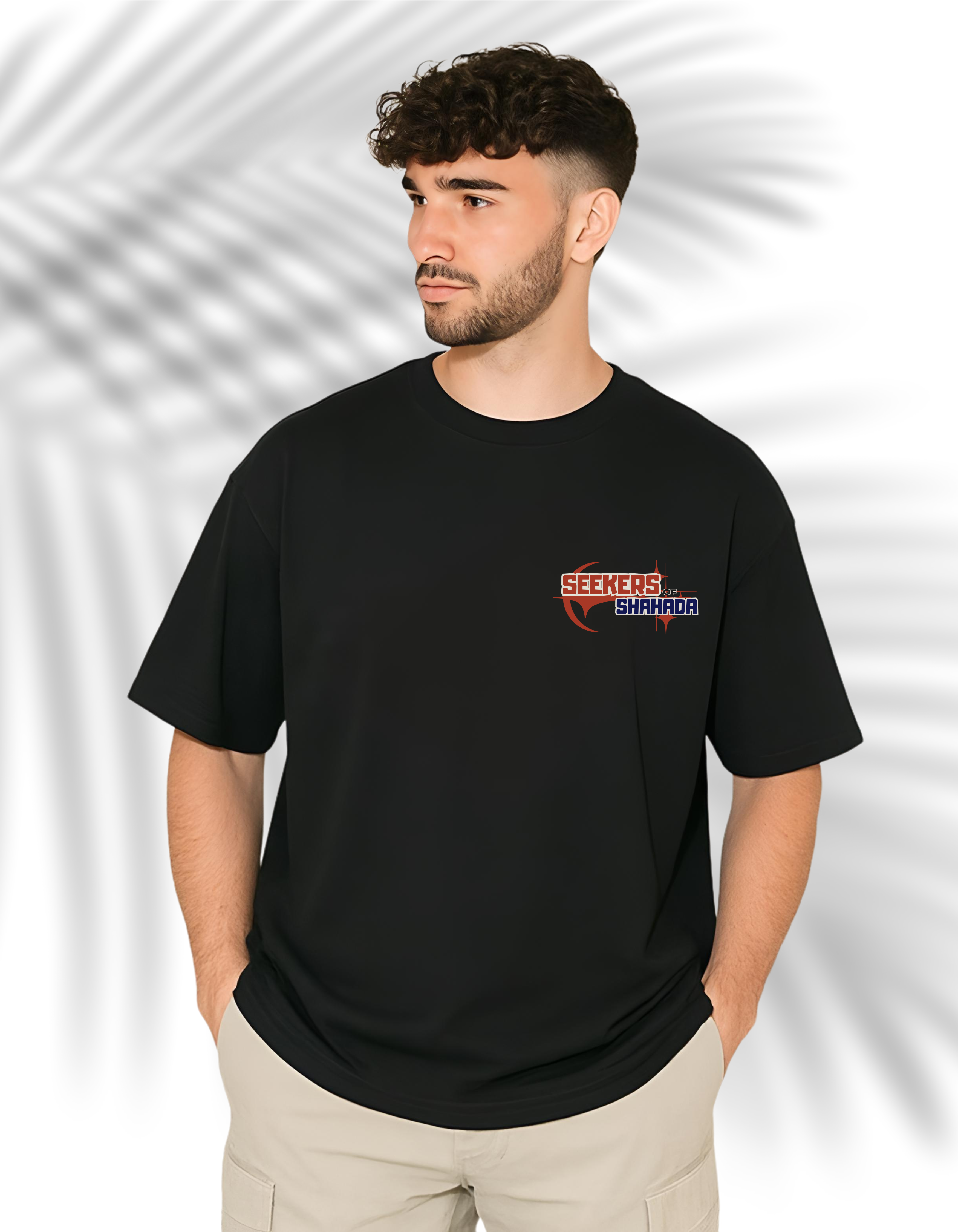 Seekers Of Shahada 240 gsm Premium Oversized Tshirt For Mens