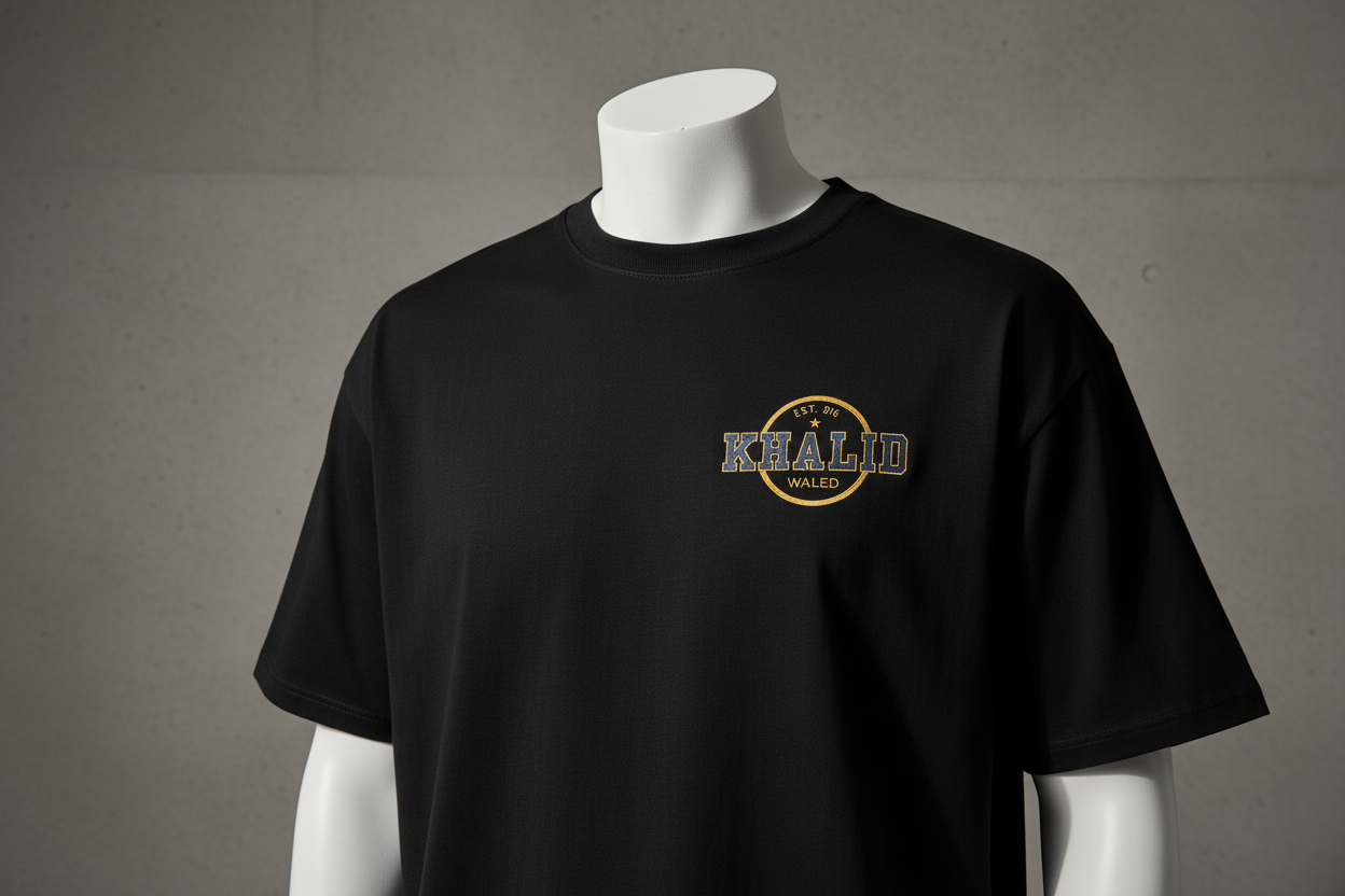 Khalid Ibn Al Waleed 240 gsm Premium Oversized Tshirt For Mens
