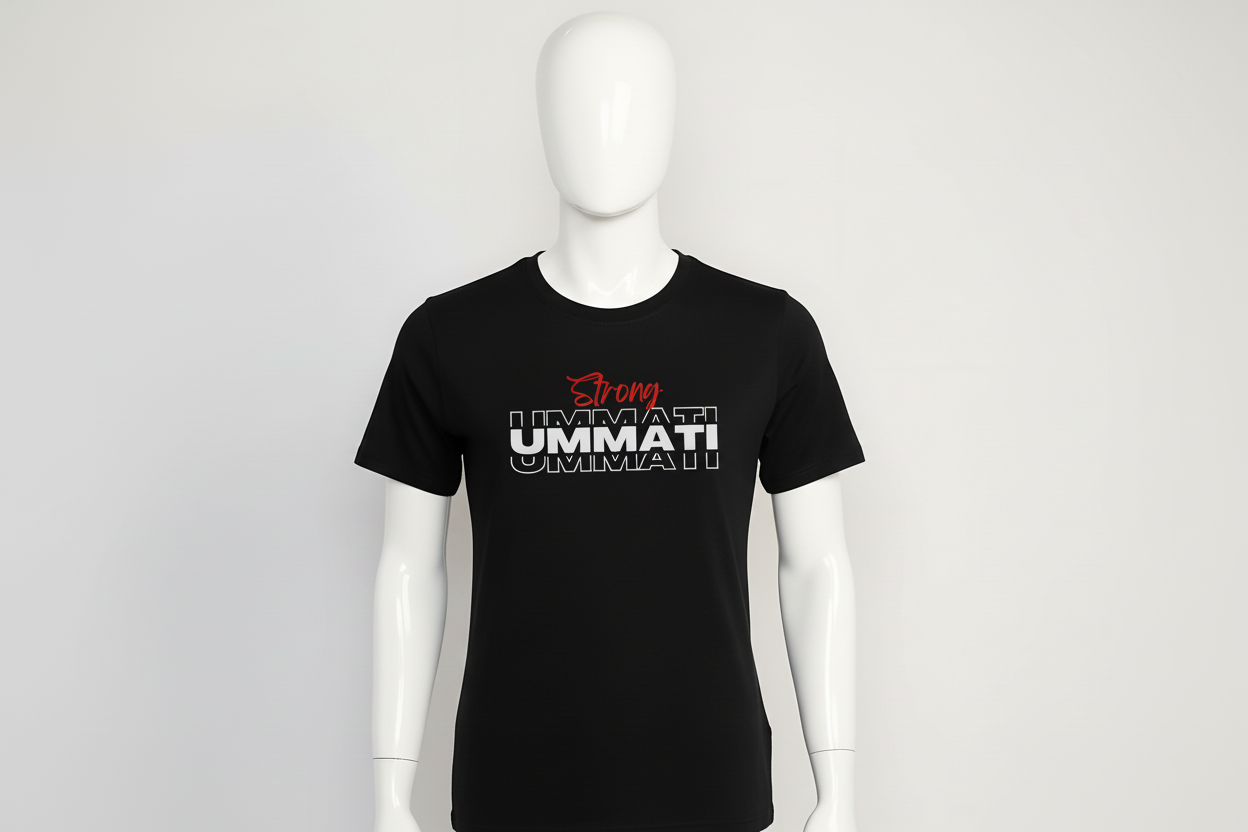 Strong Ummati 180 GSM Premium Half-sleeved T-shirts For Men