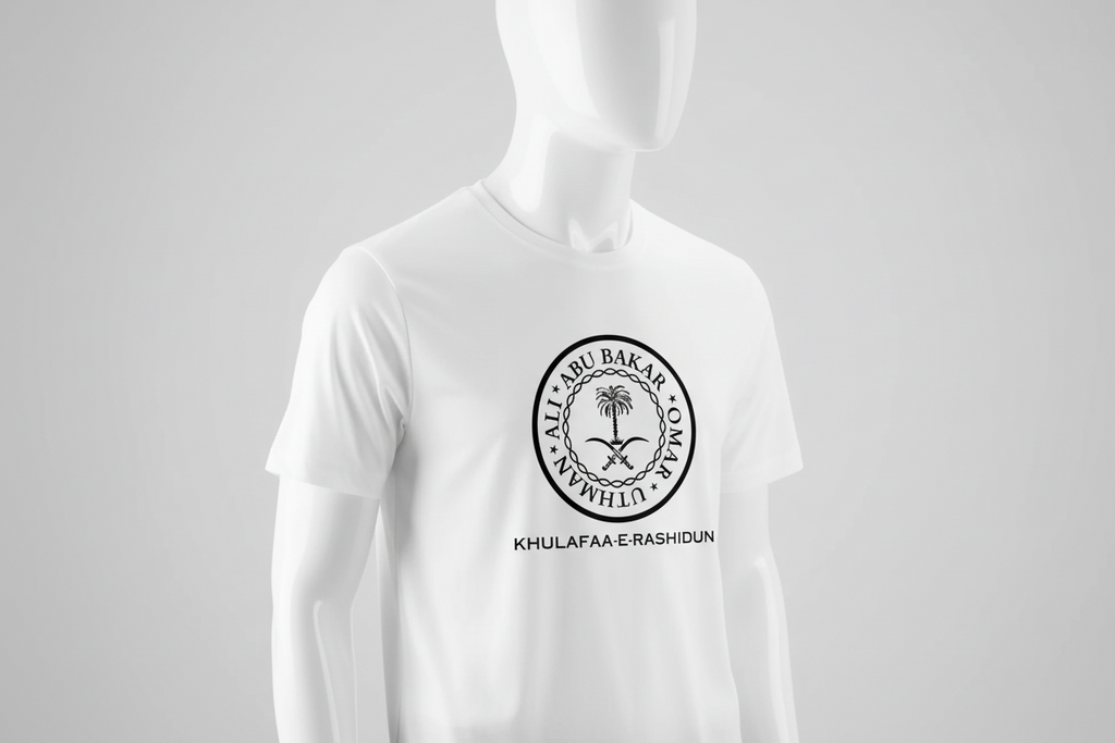 Khulafa -e- Rashidun 180 GSM Premium Half-sleeved T-shirts For Men