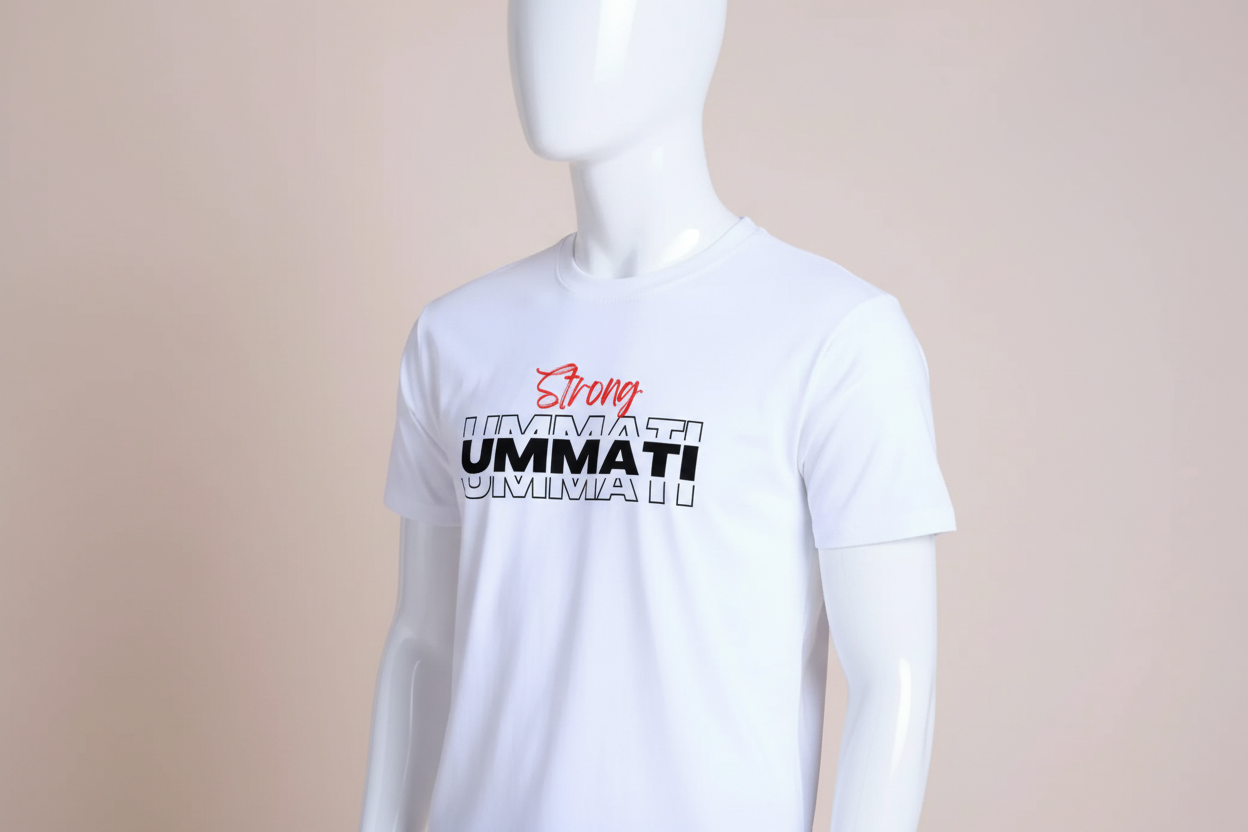 Strong Ummati 180 GSM Premium Half-sleeved T-shirts For Men