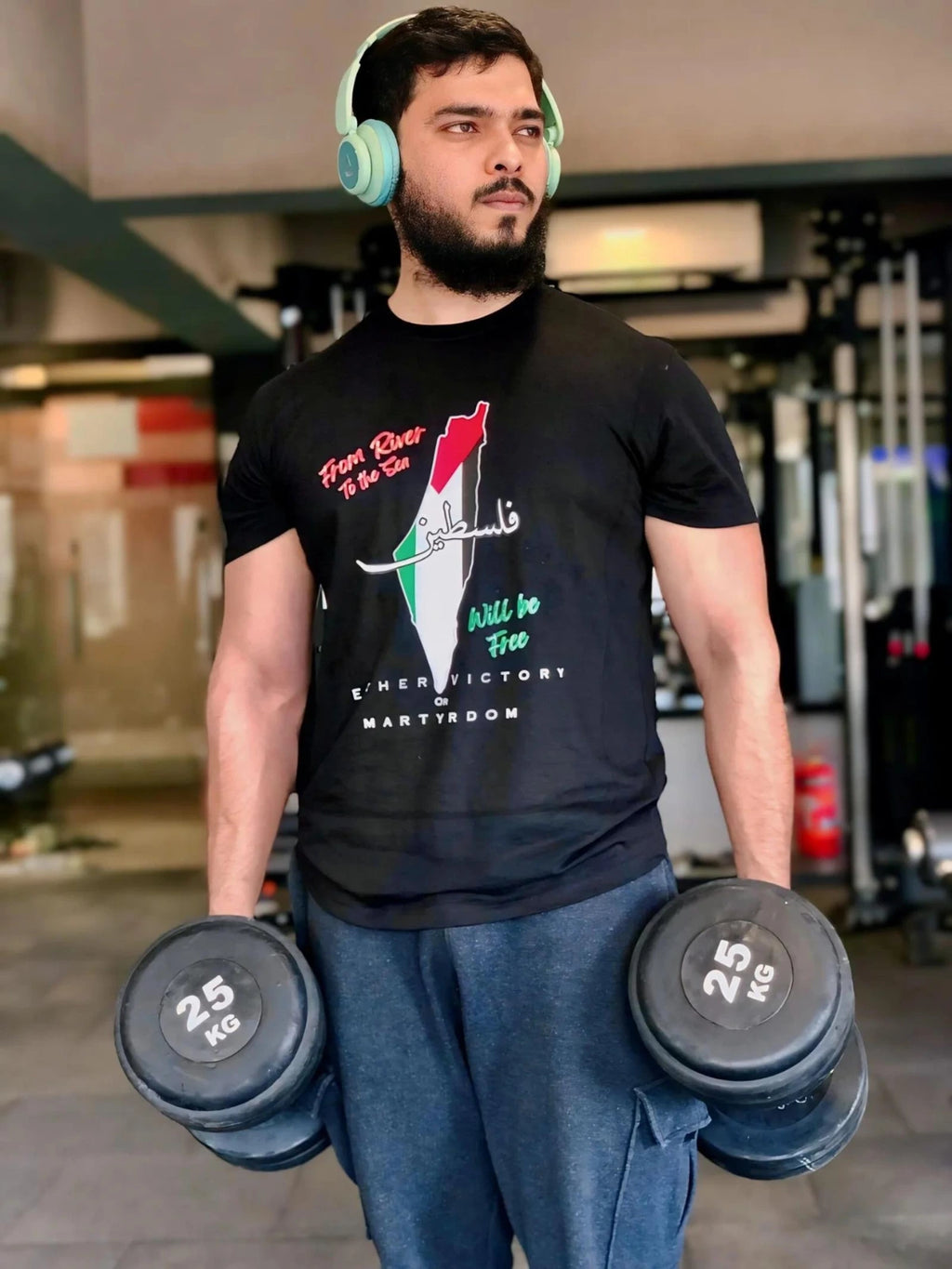 Palestine will be free| Islamic Tshirt for muslims| 100% cotton Premium Half-sleeved For Men.