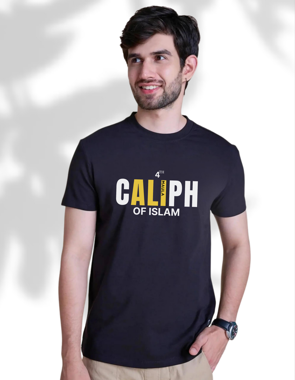 The 4th Caliph Half Sleeve Round Neck Islamic T-shirt