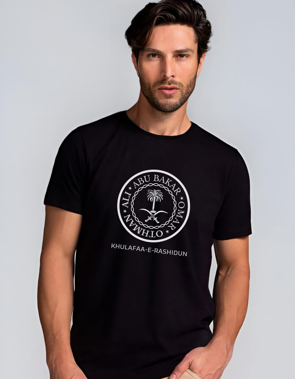 KHULAFA E RASHIDUN Half sleeve Round neck Islamic t-shirt