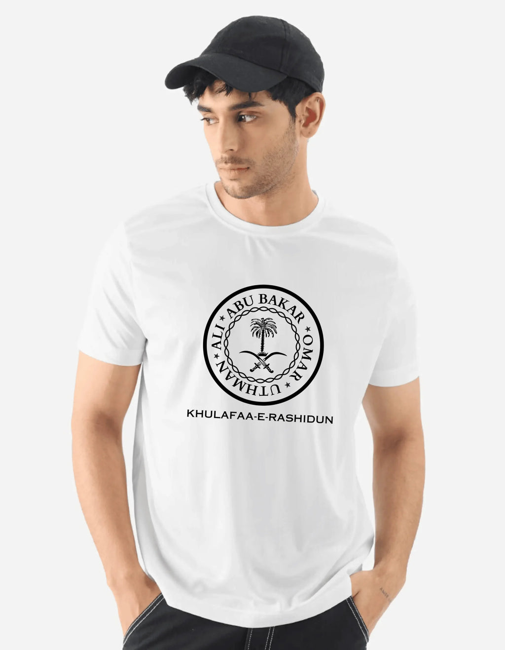 KHULAFA E RASHIDUN Half sleeve Round neck Islamic t-shirt